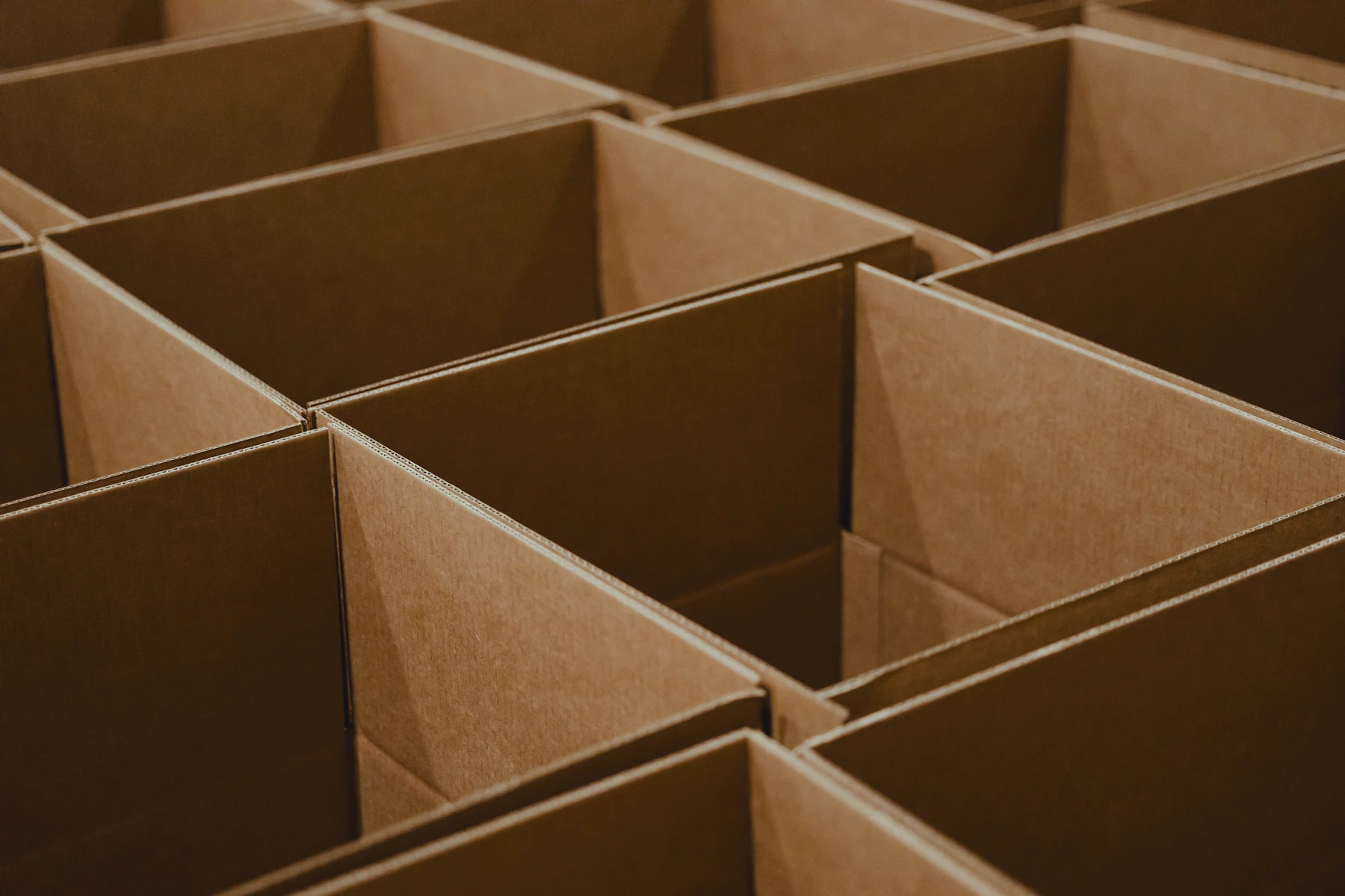 Packing guide, restricted items and FAQs Cardboard boxes ready for packing and sealing